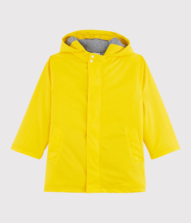 Winter-Regenjacke f&uuml;r M&auml;dchen und Jungen gelb