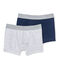 Set mit zwei Jungen Boxershorts aus Lycra Jersey lot .