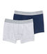 Set mit zwei Jungen Boxershorts aus Lycra Jersey