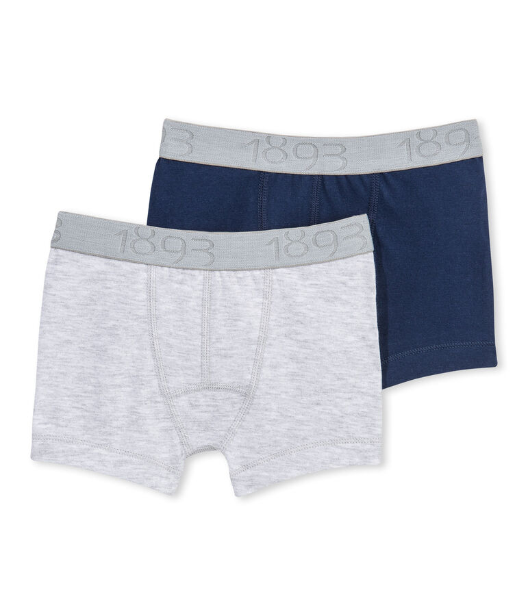 Set mit zwei Jungen Boxershorts aus Lycra Jersey lot .