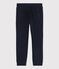 Kinderhose aus Molton für Jungen blau SMOKING