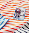 Langärmeliges Kinder-T-Shirt für Mädchen / Jungen weiss MARSHMALLOW/ CAROTTE/ MULTICO