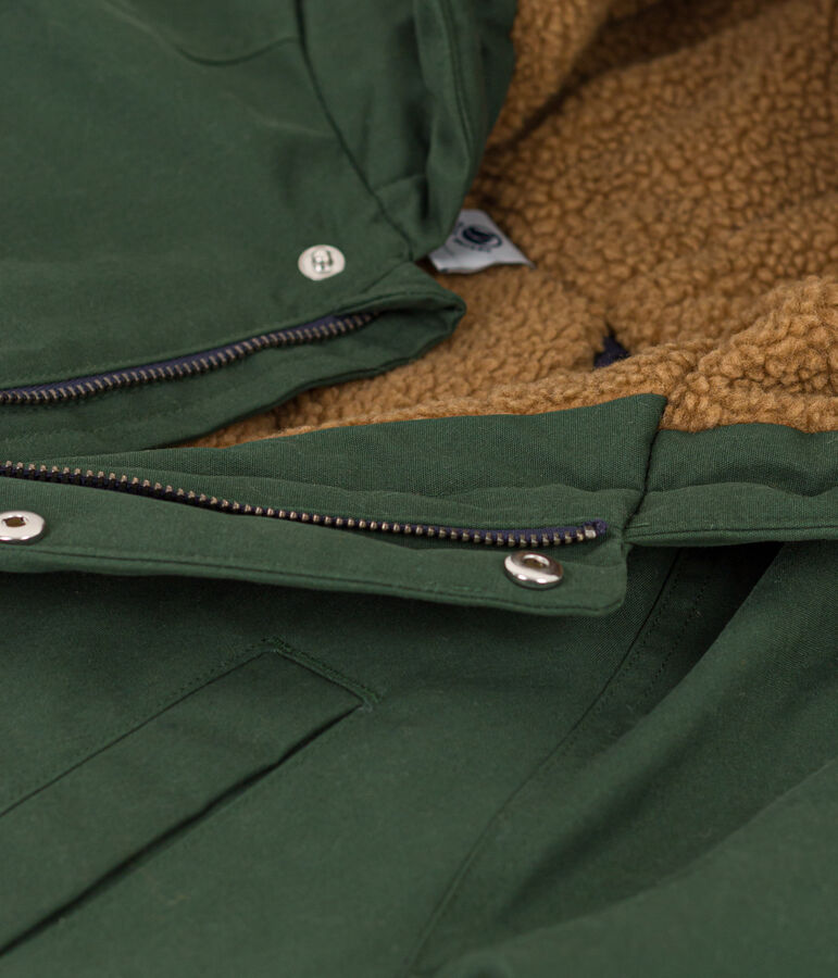 Parka f&uuml;r Kinder M&auml;dchen/Jungen gr&uuml;n