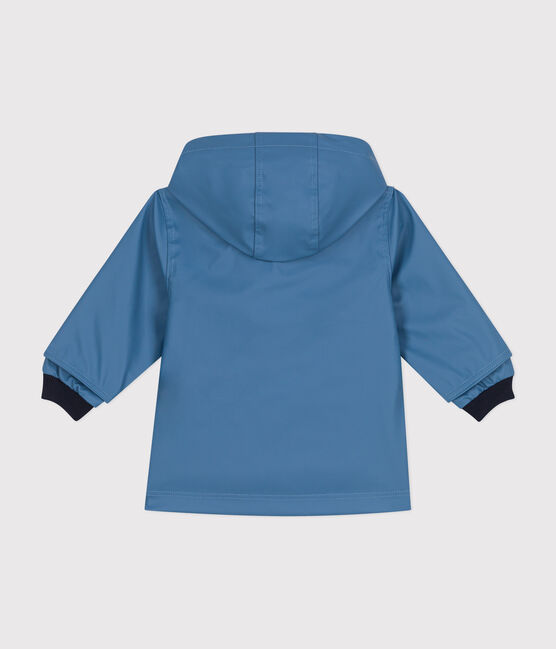 Ikonische Baby-Regenjacke blau BEACH