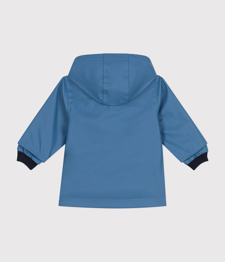 Ikonische Baby-Regenjacke blau