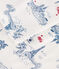 Kinder-Kurzpyjama aus Baumwolle mit Paris-Motiven weiss MARSHMALLOW/weiss MULTICO