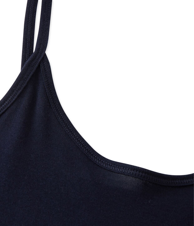 Chemise &agrave; bretelles femme en coton l&eacute;ger blau