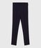 Kinder-Hose im Leggings-Stil aus Molton blau SMOKING