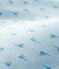 Strampler aus Rippstrick blau FRAICHEUR/weiss MULTICO