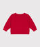 Baby-Sweatshirt aus Molton rot CORRIDA