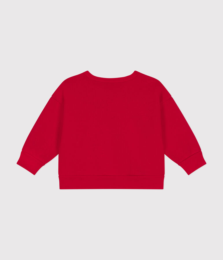 Baby-Sweatshirt aus Molton rot CORRIDA