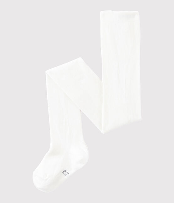 Kinderstrumpfhose Mädchen weiss MARSHMALLOW