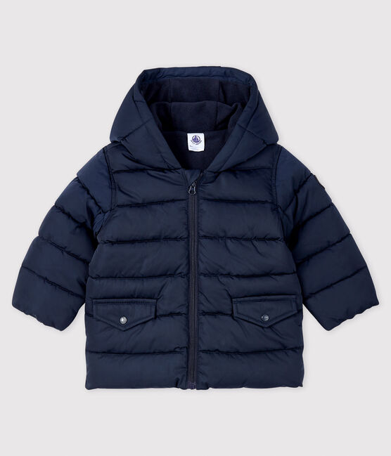 Gesteppter Baby-Anorak für Jungen blau SMOKING