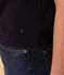 Damen-T-Shirt LE BOXY aus Baumwolle blau SMOKING