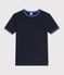 Kurz&auml;rmeliges Damen T-Shirt aus einfarbiger Baumwolle SMOKING