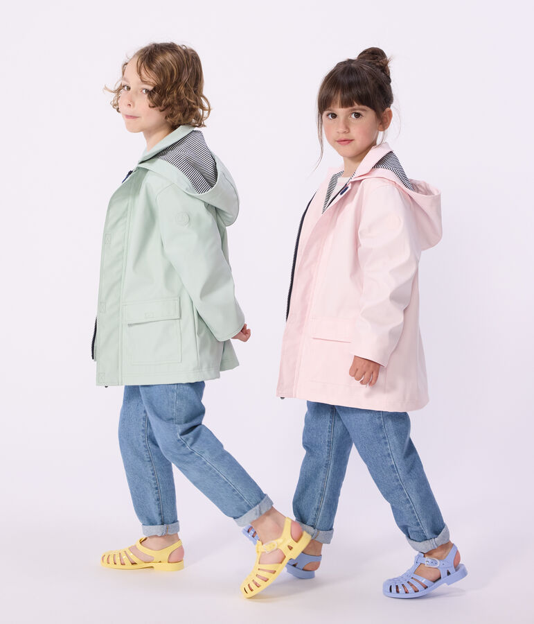 Ikonische Kinder-Regenjacke rosa
