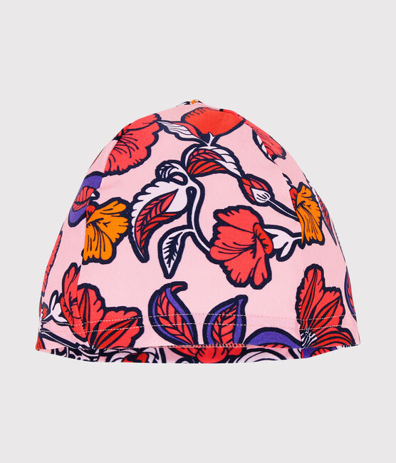 Bademütze mit UV-Schutz und LSF 50+ für Mädchen rosa PATIENCE/weiss MULTICO