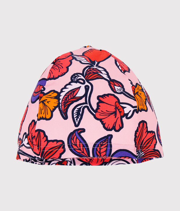 Badem&uuml;tze mit UV-Schutz und LSF 50+ f&uuml;r M&auml;dchen rosa/vielfarbig