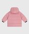 Baby-Winterjacke einfarbig rosa CHARME