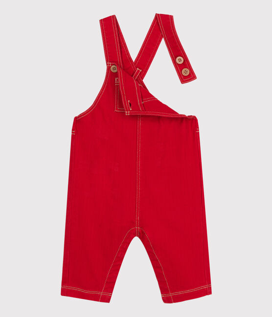 Lange Baby-Latzhose aus Denim STOP