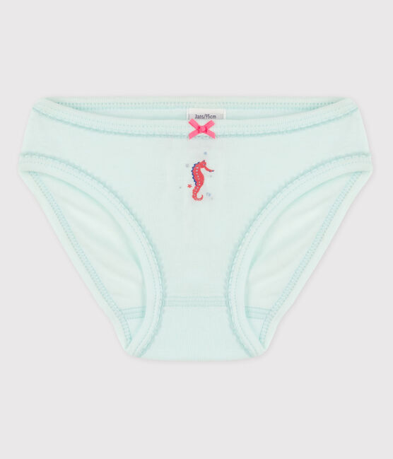 3er-Set Slips mit Ringelstreifen für Mädchen blau HAITI