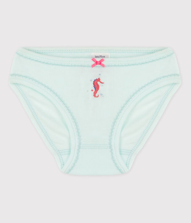 3er-Set Slips mit Ringelstreifen f&uuml;r M&auml;dchen blau