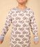 Kinderpyjama aus Baumwolle mit Trecker-Motiv weiss MARSHMALLOW/weiss MULTICO