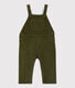 Baby-Latzhose aus Velours.