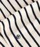 Kurzärmeliges Babykleid aus geflammtem Jersey weiss AVALANCHE/blau SMOKING