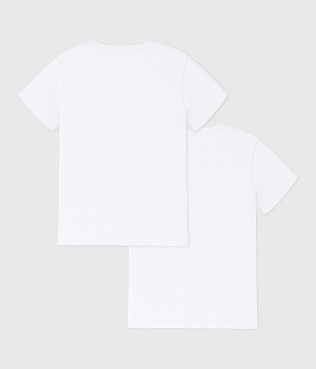 2er-Set kurz&auml;rmelige wei&szlig;e T-Shirts f&uuml;r Jungen vielfarbig