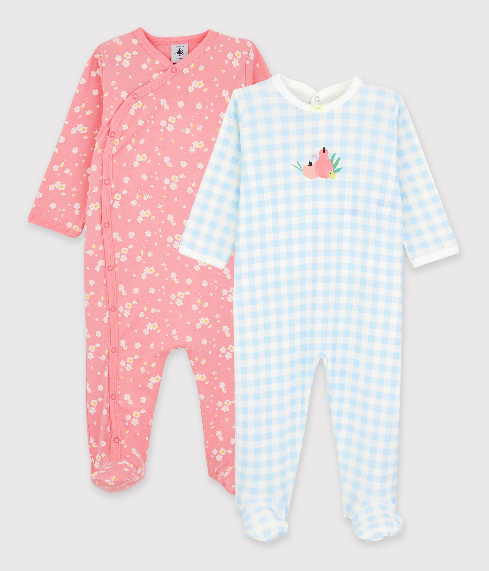 Kinder Mädchen Babykleidung Strampler Petit Bateau Strampler Mädchen Pyjama léger 