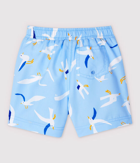 Umweltfreundliche Baby-Badehose Jungen blau JASMIN/weiss MULTICO