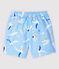 Umweltfreundliche Baby-Badehose Jungen blau JASMIN/weiss MULTICO