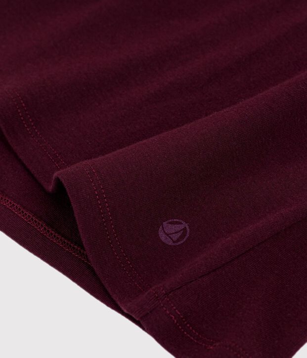 Kurz&auml;rmeliges Damen T-Shirt aus einfarbiger Baumwolle MOON