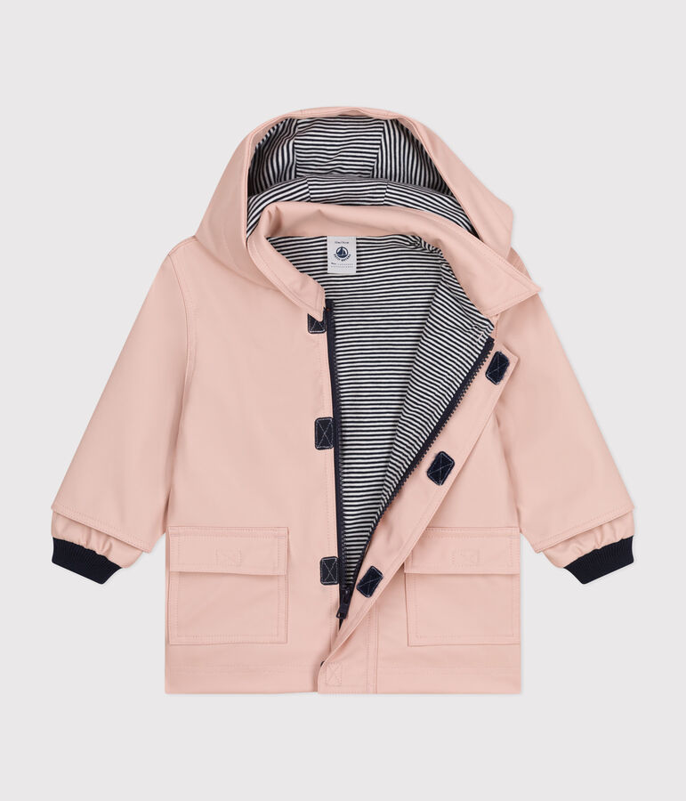 Klassische Baby-Regenjacke rosa
