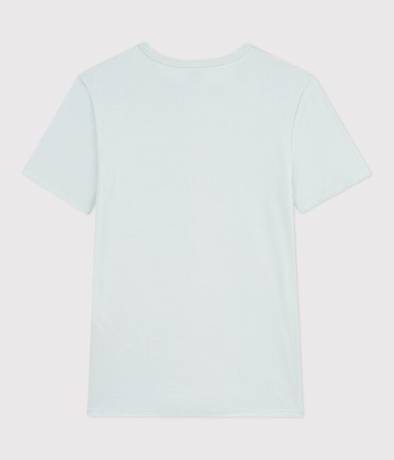 Kurzärmeliges Damen T-Shirt aus einfarbiger Baumwolle blau SPRAY
