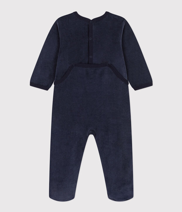 Strampler aus Nicki mit Hundemotiv SMOKING