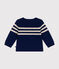 Strickpullover mit Wollanteil blau MEDIEVAL/ AVALANCHE