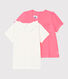 2er-Set Baby-T-Shirts für Mädchen