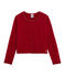 Strick-Cardigan für Mädchen rot TERKUIT