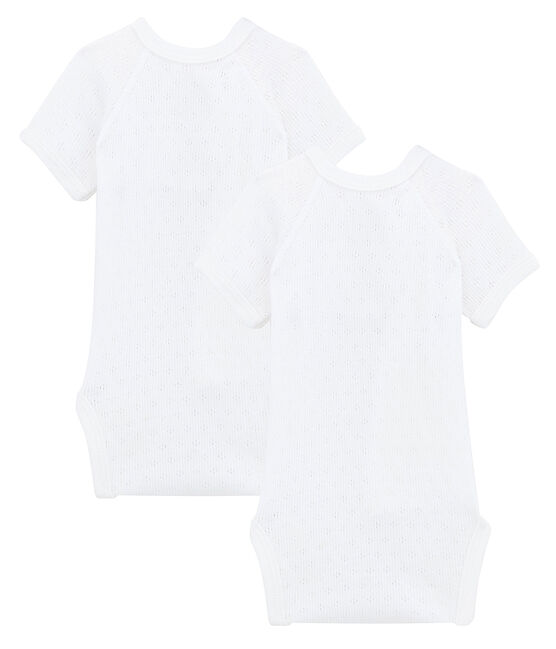 Duo kurzärmelige Neugeborenen-Bodys Unisex variante 1