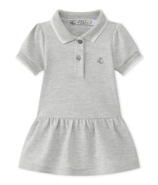 Baby Mädchen Kleid grau BELUGA CHINE