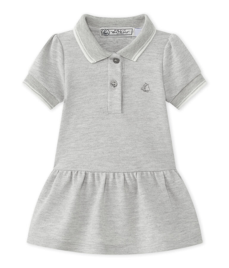 Baby M&auml;dchen Kleid grau