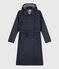 Trenchcoat mit Kapuze für Damen blau SMOKING