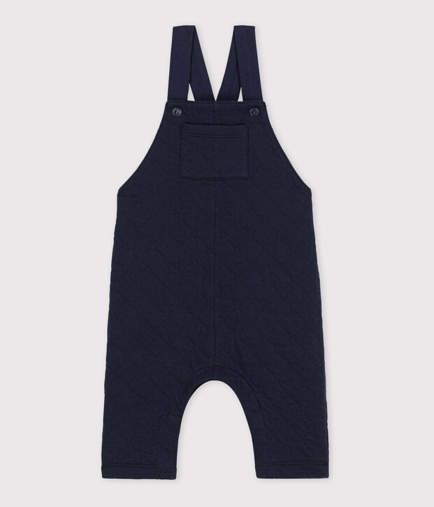 Lange Baby-Latzhose aus gestepptem Doppeljersey SMOKING