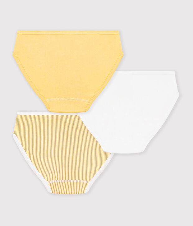Lot de 3 culottes en coton vielfarbig
