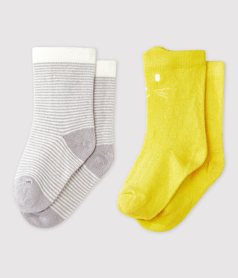 2er-Set Babysocken mit Motiv f&uuml;r M&auml;dchen vielfarbig