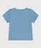 Kurzärmeliges Baby-T-Shirt aus Jersey blau AZUL