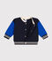 Baby College-Jacke aus Molton SMOKING/ CALVIN