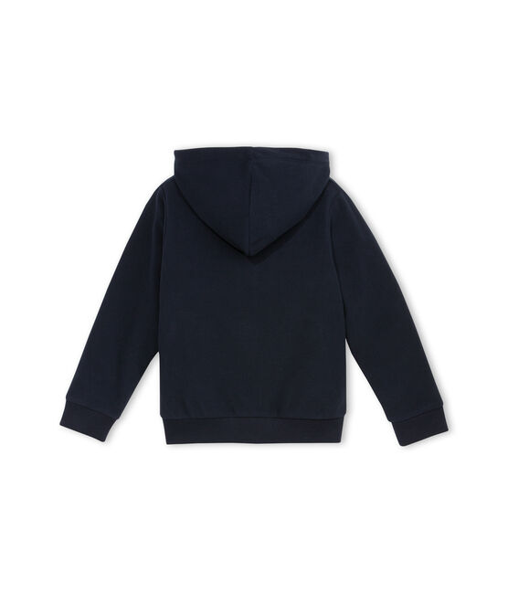 Sweatshirt aus Fleece mit Reißverschluss blau ABYSSE